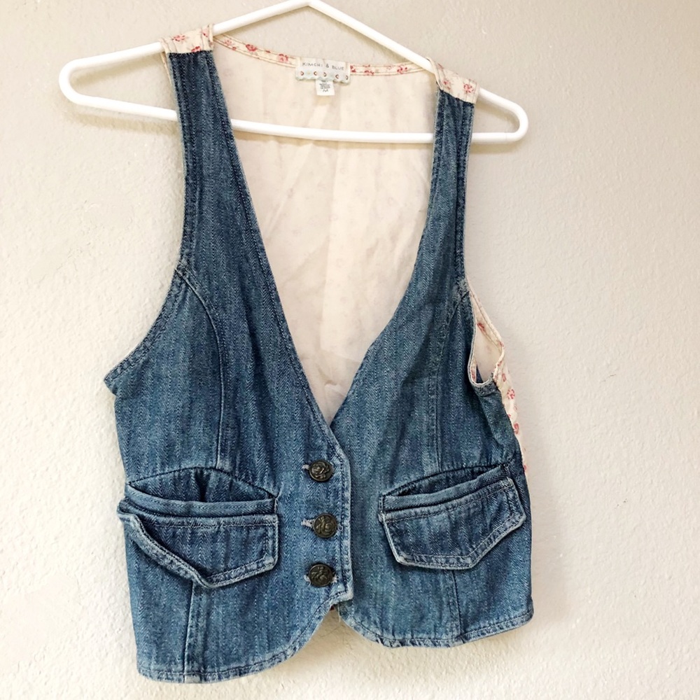 Kimchi and Blue | URBAN OUTFITTERS denim vest